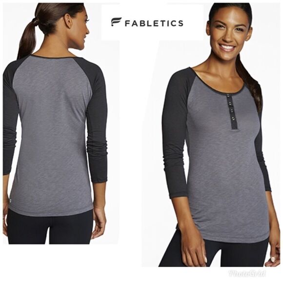 Fabletics Henley T-shirt. NWOT - Picture 1 of 5